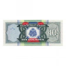 Haiti 10 Gourdes Bankjegy 2000 P265a