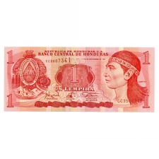 Honduras 1 Lempira Bankjegy 1997 P79A