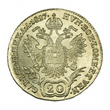 I. Ferenc 20 Krajcár 1827 G