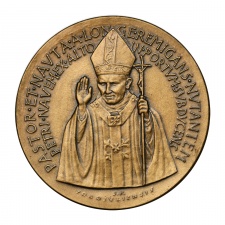 II. János Pál pápa LAURETI 1979.09.08.emlékérem 1979