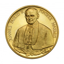 II. János Pál pápa A Szentatya Szombathelyen 1991 PP emlékérem