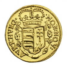 II. Rákóczi Ferenc Aranyforint 1705 K-B utánveret 2005
