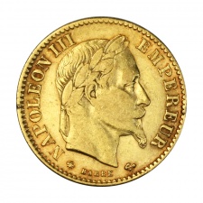 III. Napóleon 10 Frank 1862 A