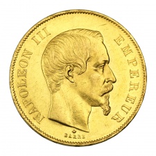 III. Napóleon 50 Frank 1855 BB 