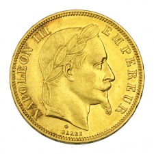 III. Napóleon 50 Frank 1868 BB