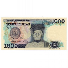 Indonézia 1000 Rúpia Bankjegy 1987 P124.Replacement