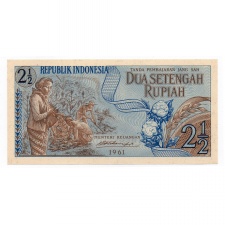 Indonézia 2 1/2 Rúpia Bankjegy 1961 P79