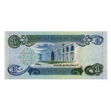 Irak 1 Dinar Bankjegy 1980 P69a