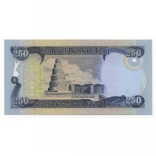 Irak 250 Dinar Bankjegy 2003 P91a