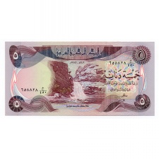 Irak 5 Dinar Bankjegy 1982 P70a