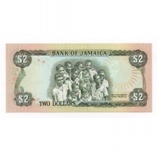Jamaica 2 Dollár Bankjegy 1989 P69c