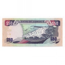 Jamaica 50 Dollár Bankjegy 2004 P79e