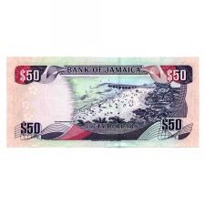 Jamaica 50 Dollár Bankjegy 2007 P83b