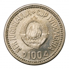 Jugoszlávia 100 Dinár 1987 bliszterben
