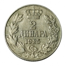Jugoszlávia 2 Dinár 1925
