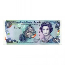 Kajmán-szigetek 1 Dollár Bankjegy 2001 P26c