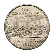 Kanada 1 Dollár 1982 Alkotmány