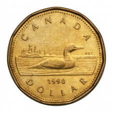 Kanada 1 Dollár 1990