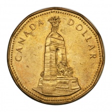 Kanada 1 Dollár 1994 Nemzeti Háborús Emlékmű