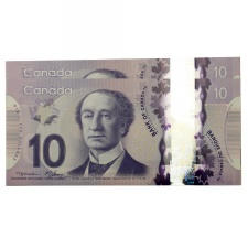 Kanada 10 Dollár Bankjegy 2013 P107a sorszámkövető pár