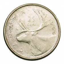 Kanada 25 Cent 1966