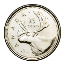 Kanada 25 Cent 2002 P Arany Jubileum