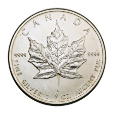 Kanada 5 Dollár 2011 1 UNCIA színezüst Maple Leaf