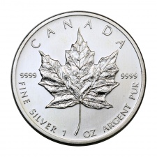 Kanada 5 Dollár 2012 1 UNCIA színezüst Maple Leaf