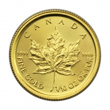Kanada 5 Dollár 2018 1/10 UNCIA színarany Maple Leaf