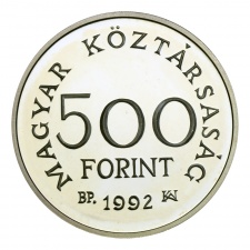 Károly Róbert ezüst 500 Forint 1992 PP