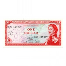 Kelet-karibi Államok 1 Dollár Bankjegy 1965 P13o