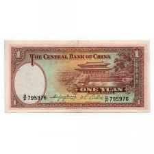 Kína 1 Jüan Bankjegy 1936 P216a