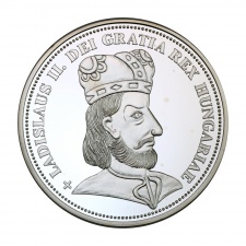 Királyi Koronák II. László 5 Korona színezüst emlékérem
