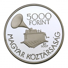 Kodály Zoltán születésének 125. évfordulója 5000 Forint 2007 PP