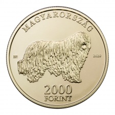 Komondor 2000 Forint 2020 bontatlan kapszulában