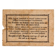 Kossuth 30 Pengő Krajczárra Kincstári utalvány 1849 VG