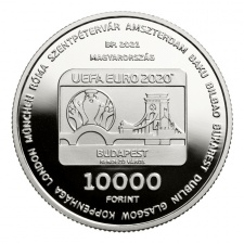 Labdarúgó EB 10000 Forint 2021 PP