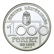Labdarúgó VB ezüst 1000 Forint 1993 BU
