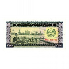 Laosz 100 Kip Bankjegy 1979 P30a