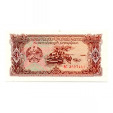 Laosz 20 Kip Bankjegy 1979 P28b