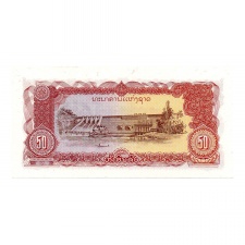 Laosz 50 Kip Bankjegy 1979 P29b