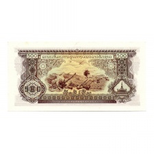 Laosz 500 Kip Bankjegy 1968 P24a