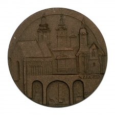 Lapis András: Szeged Szeged Tourist bronz emlékérem
