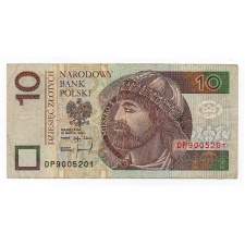 Lengyelország 10 Zloty Bankjegy 1994 P173a L196b