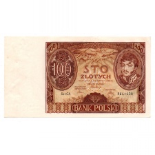Lengyelország 100 Zloty Bankjegy 1934 P75a M75