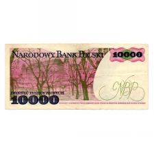 Lengyelország 10000 Zloty Bankjegy 1987 P151a M169b