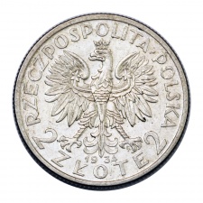Lengyelország 2 Zlotyi 1934