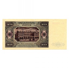 Lengyelország 20 Zloty Bankjegy 1948 P137a M137f