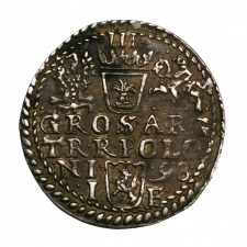 Lengyelország III. Zsigmond Háromgarasos Trojak 1598 Olkusz