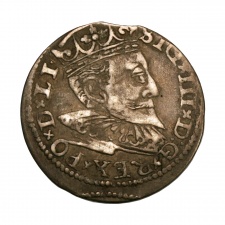 Lengyelország III. Zsigmond (Vasa) 3 Garas Trojak 1597 Riga